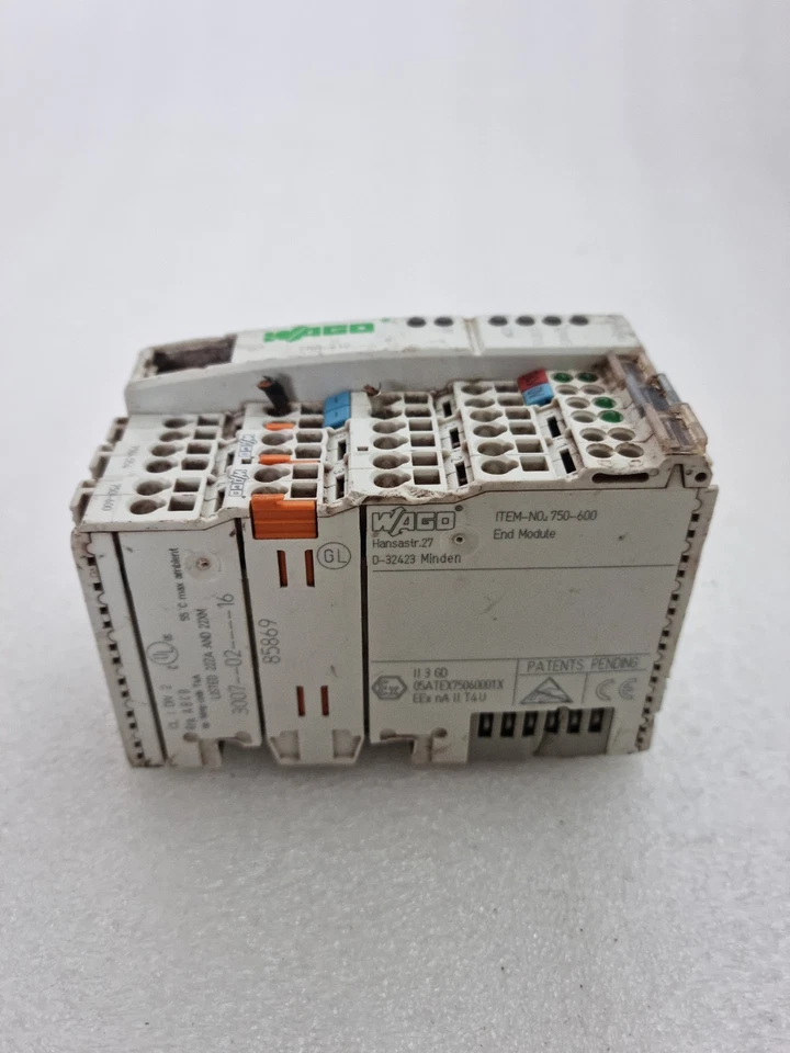 For Parts Wago 750-319 Coupler With 750-554 Analog Output & 750-600 End Module